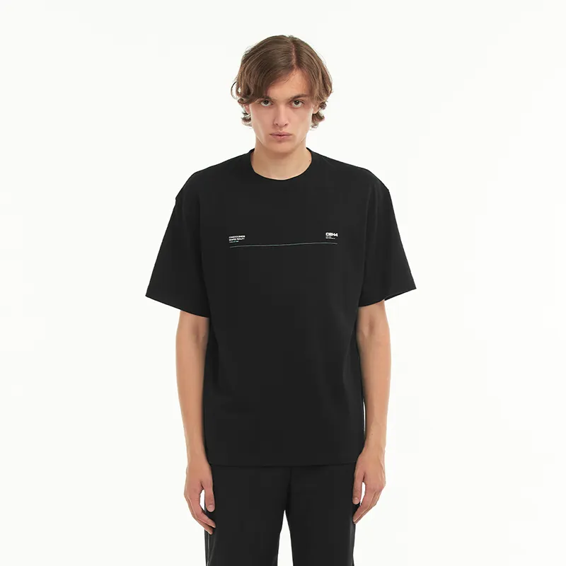C2H4 T-Shirts Men Black-2