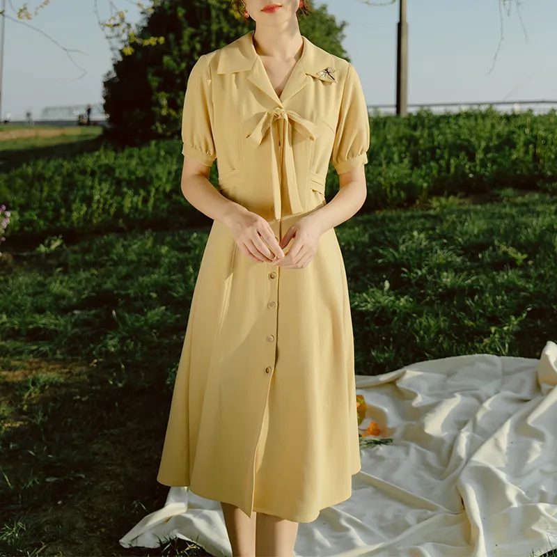 ANNECHEN Short Sleeved Dresses Women's-2