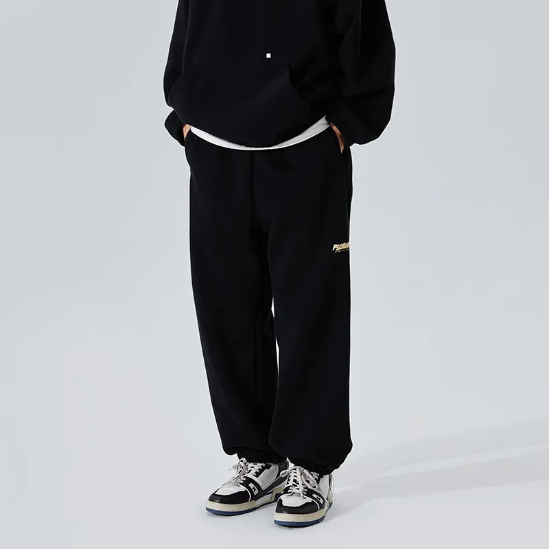 PSO Brand Casual Pants Men's Black-3