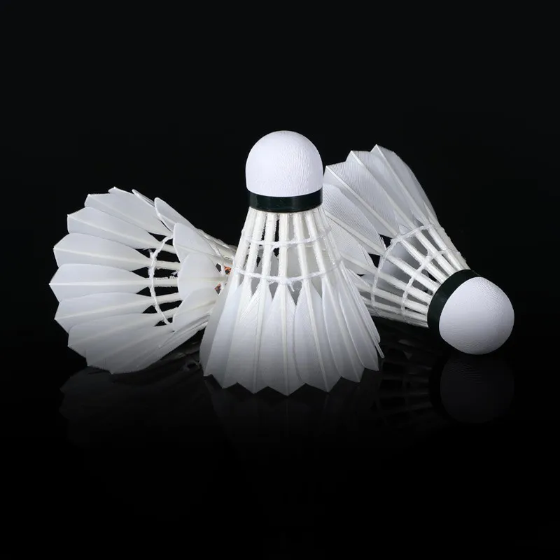 RSL Duck Feather Shuttlecock 12 Pack CiGu Duck Feather Competition Training Shuttlecocks-1