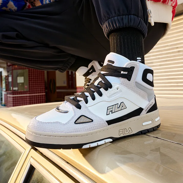 FILA FUSION Teratach Skate Shoes 'White Grey Black'-7