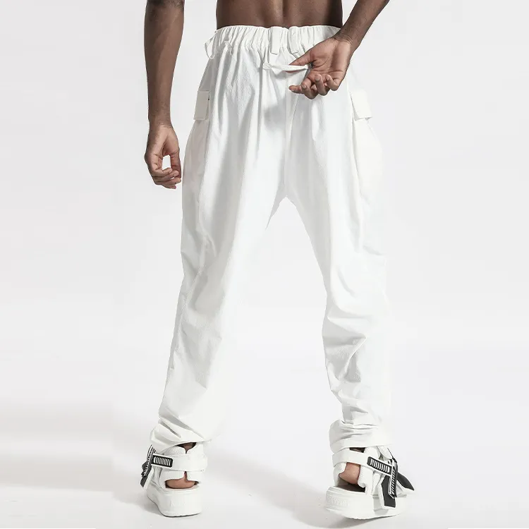 NORVINCY Western Hook and Loop Pocket Casual Pants Unisex-8