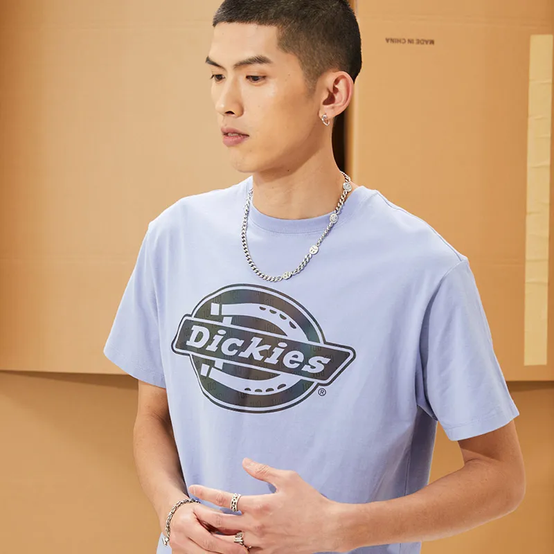 Dickies SS22 T Shirt Unisex Gray Purple-4