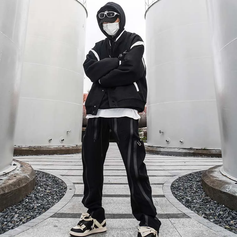 MIRACLE KILL Baseball Jacket Unisex Black-8