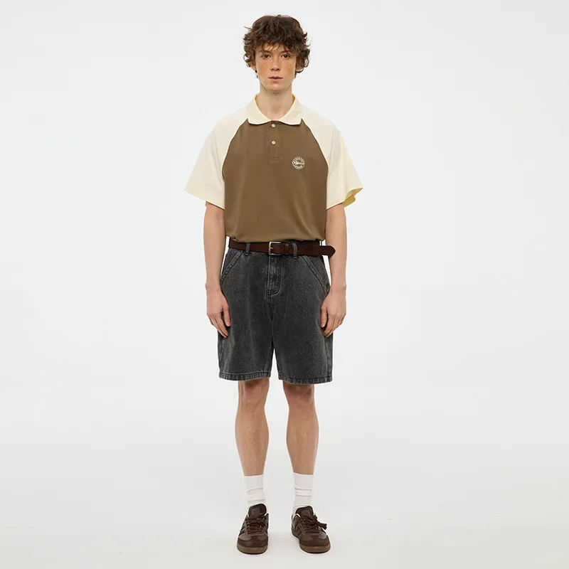 COUNTRY MOMENT Polo Shirts Men Beige & Brown-3