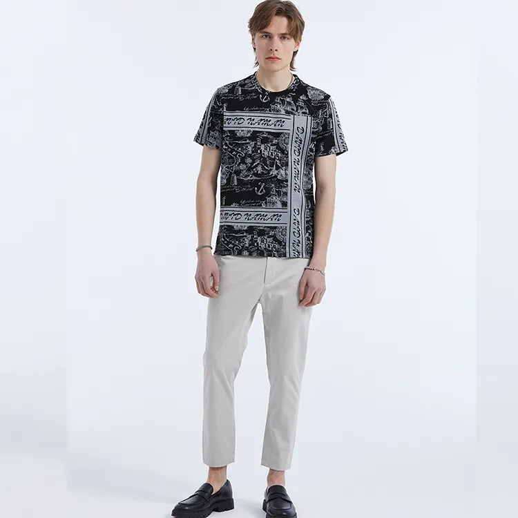 DAVID NAMAN Casual Pants Men Ecru-4