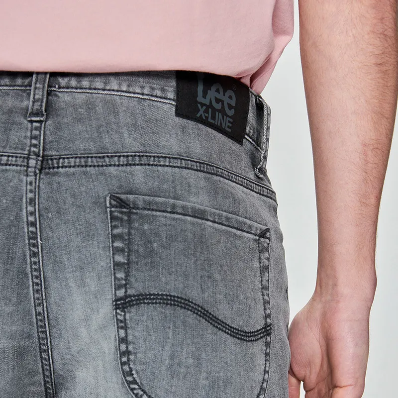 Lee Denim Shorts Men Gray-4