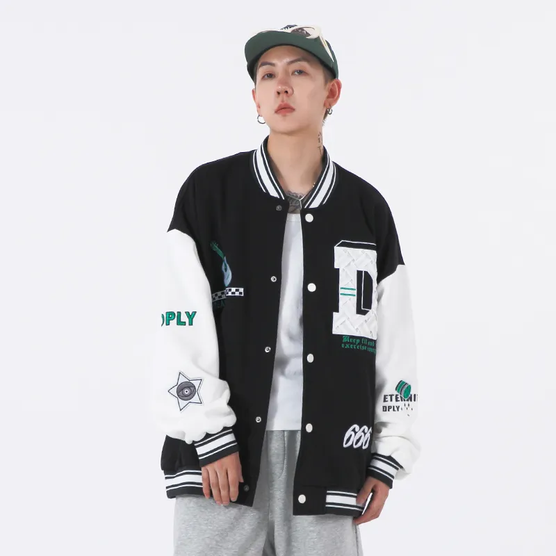 DUEPLAY Baseball Jacket Spring, Autumn And Winter Unisex-3