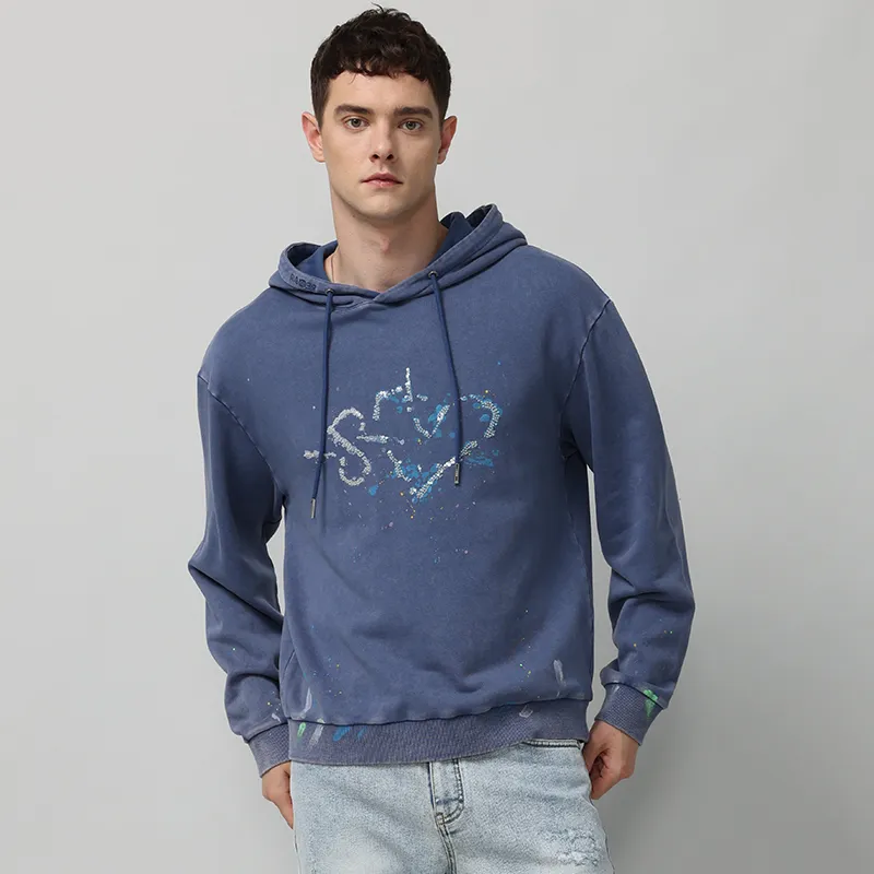 RARE Sweatshirts Men Blue-4