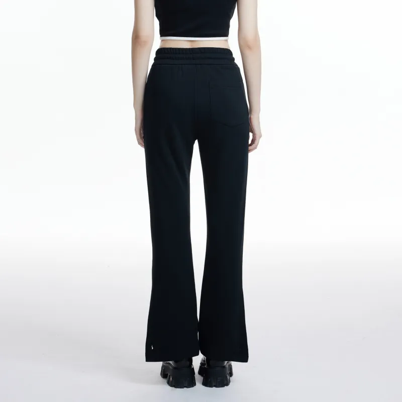 LIUREGALI Casual Pants Women's Black-4