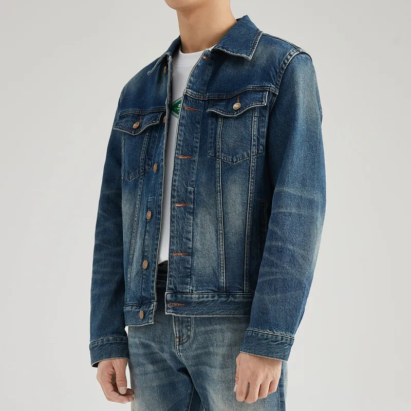 23R+ Denim Jackets Men Blue-4