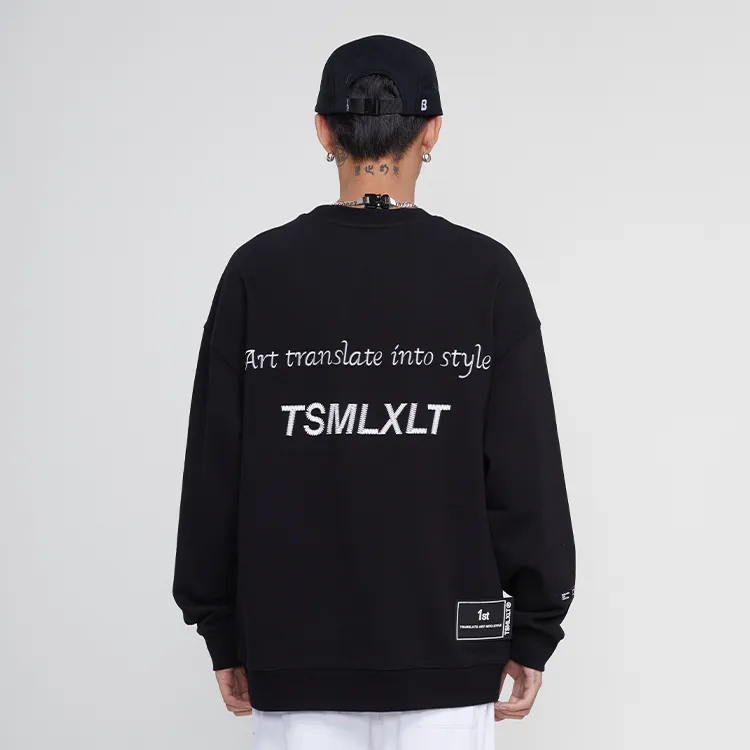 TSMLXLT Sweatshirts Unisex Midnight Black-2