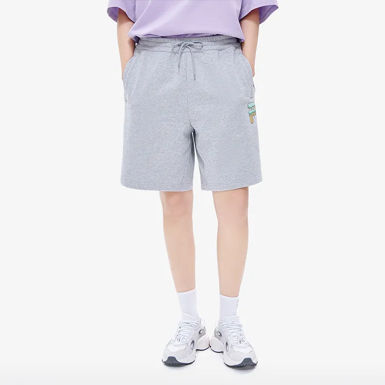 FILA FUSION ICECREAM Casual Shorts Unisex Cloud Gray Heather Gray-2