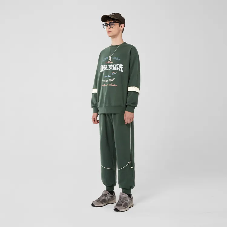 LAMLICKA Nasapanda Casual Pants Unisex Green-3