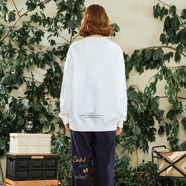 LAMLICKA Sweatshirts Unisex White-3