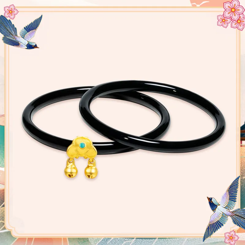 Jodie&Kevin Colored Glaze Bangles Women's-1