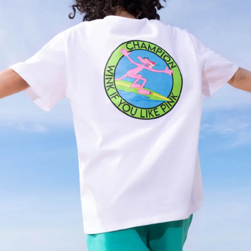 Champion x PINK PANTHER T Shirt Unisex-5