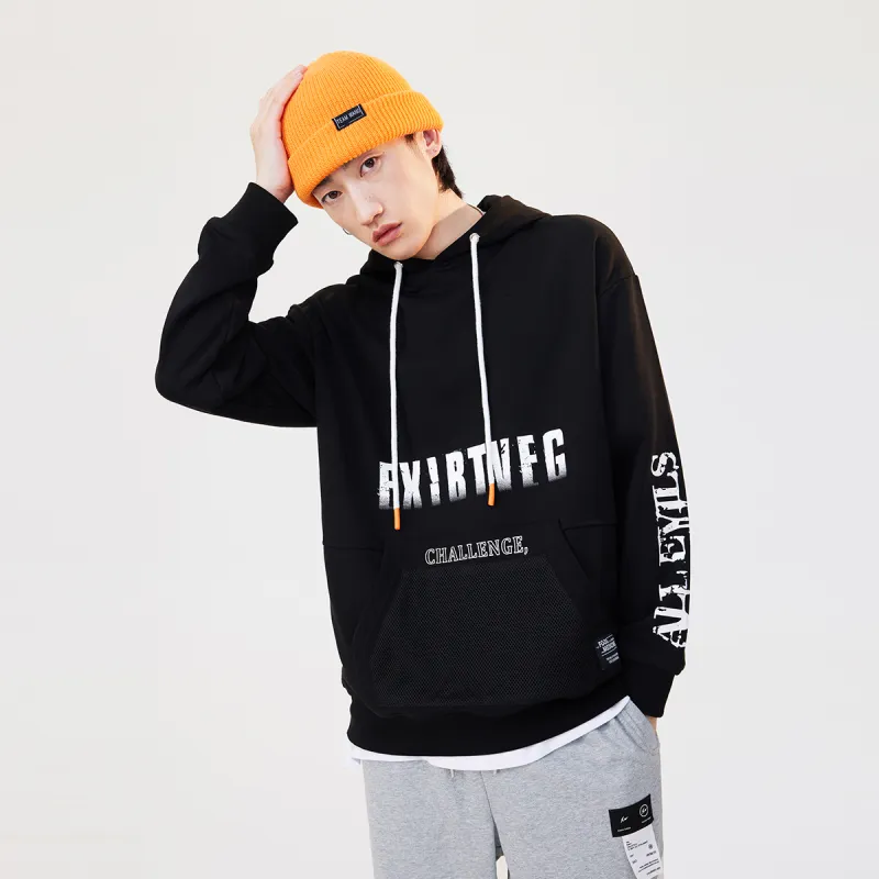 GUKUUL Hooded Loose Fit Sweatshirt Unisex-3