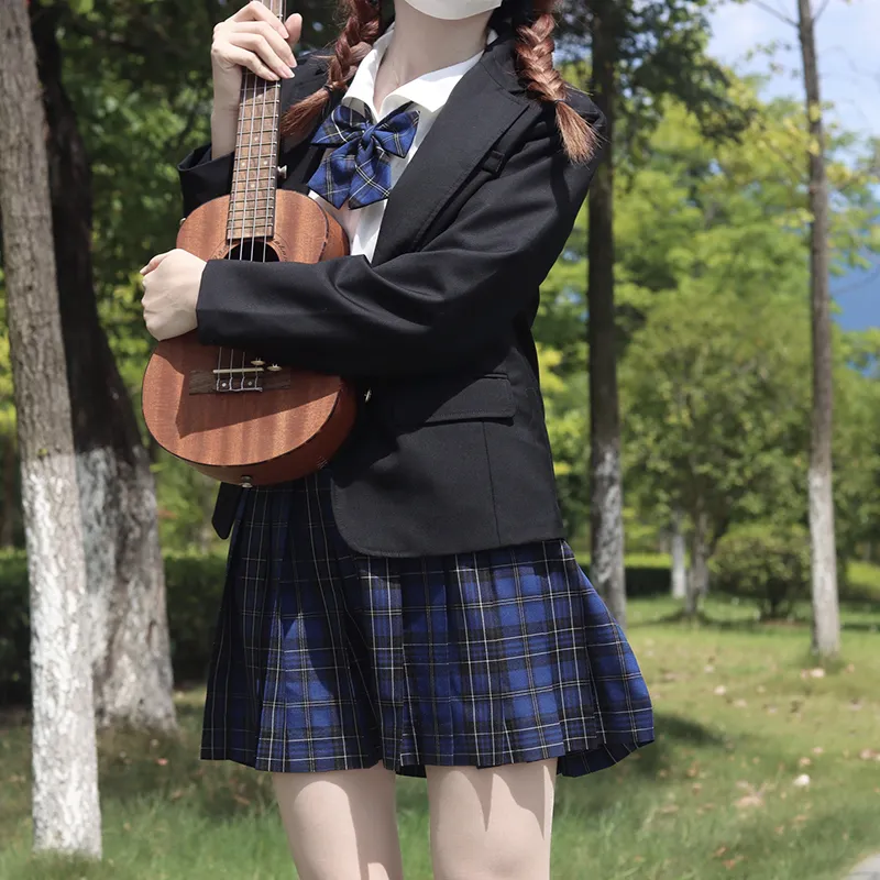 Tokyo Season Casual Short Skirts Women's Green Vine High School Plaid Skirt-27