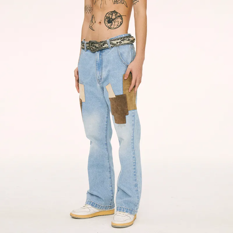 CHIGGALAB Jeans Unisex Light Blue-2
