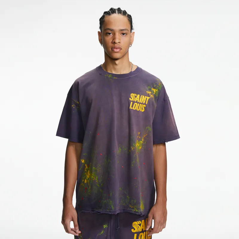 SSSAINT LOUIS T Shirts Unisex Purple-1