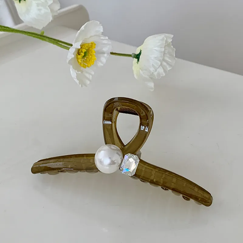 AGOVSKI Resin Hair Clips Women's-2