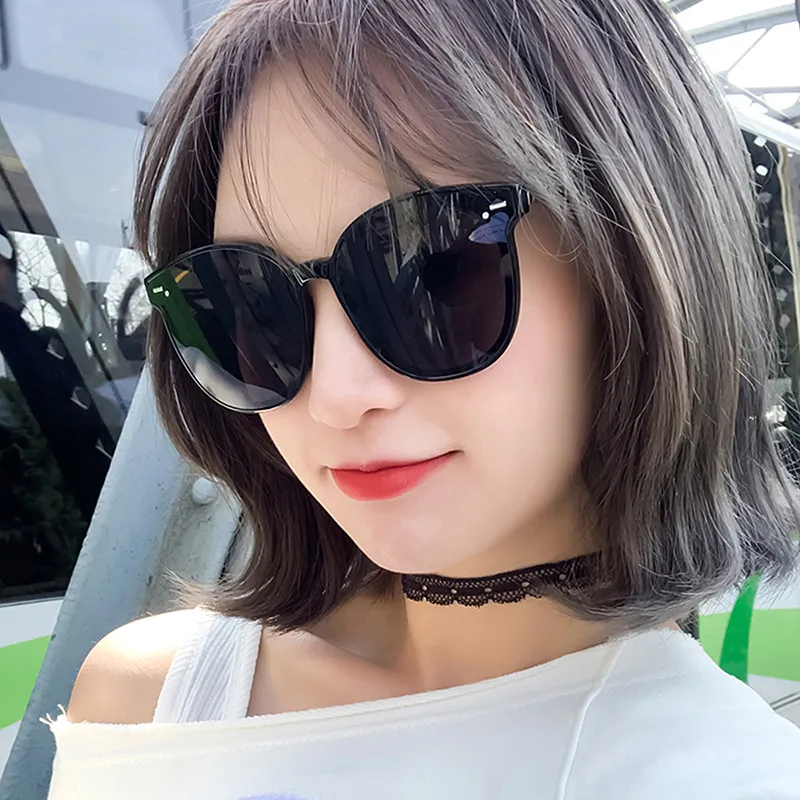 VINEY Sunglasses Unisex Polarized Black Frame With Black Gray Lens-2