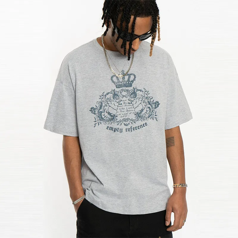 EMPTY REFERENCE T Shirts Unisex Heather Gray-4