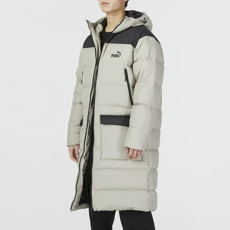 PUMA Down Jackets Men Gray-4