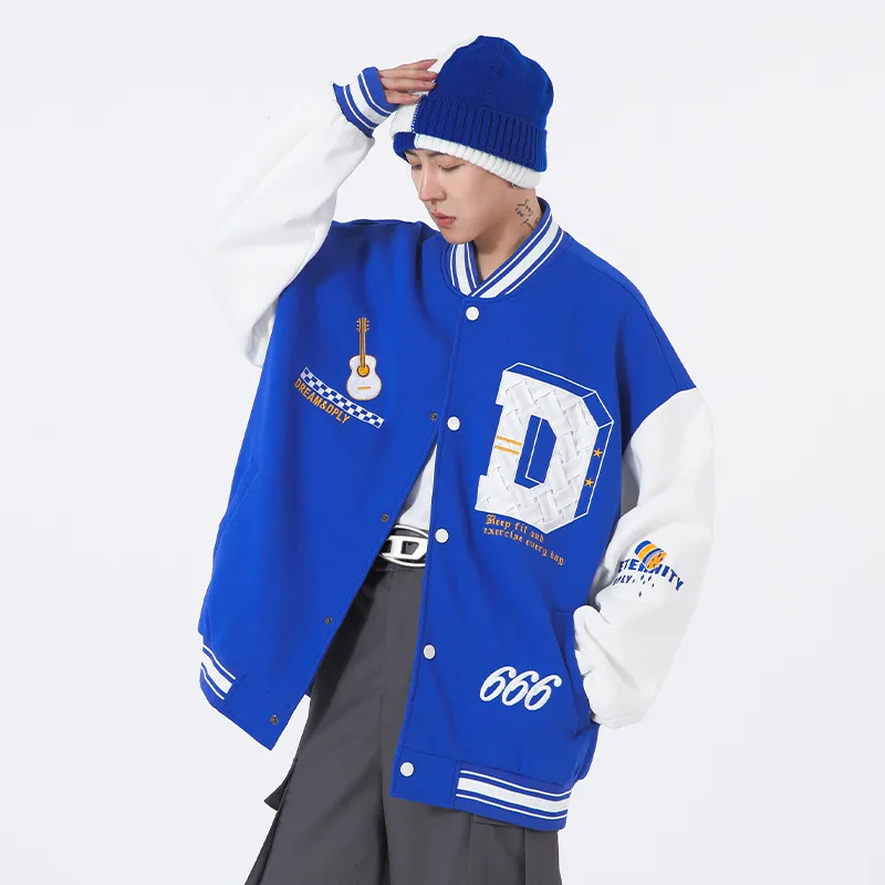 DUEPLAY Baseball Jacket Spring, Autumn And Winter Unisex-12