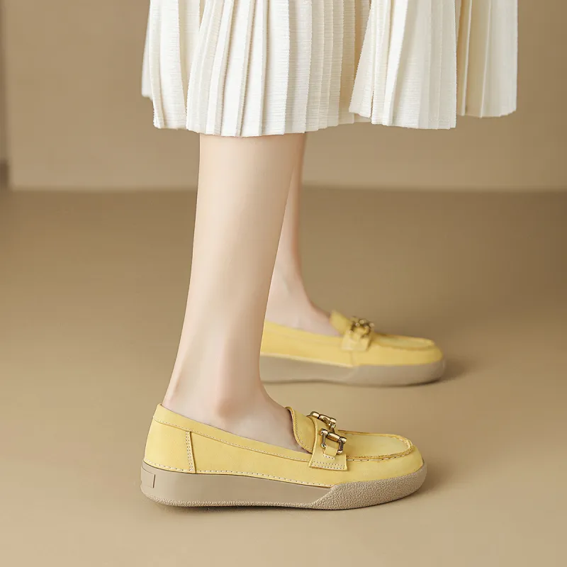 OCCAMAN Women's Casual Shoes Women's Beige/Yellow-9