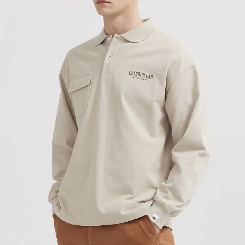 CAT Polo Shirts Unisex Apricot-4