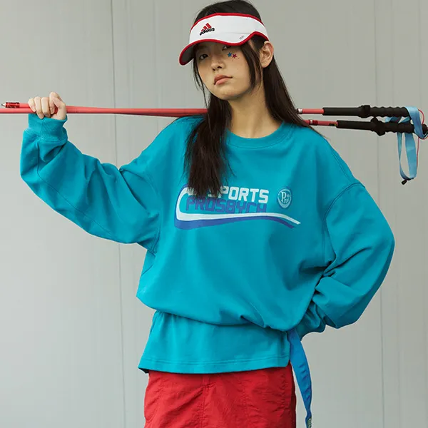 PROS BY CH Crew Neck Loose Fit Sweatshirt Unisex-2