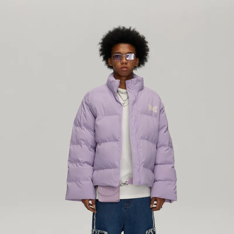 Teach Peace Puffer Jacket Unisex-16