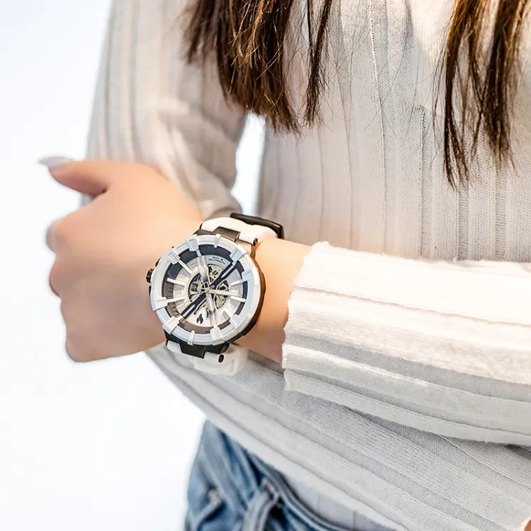 YOUNG STERNA Automatic Mechanical Movement Watch Unisex White Dial YSC0011503/504SP-7