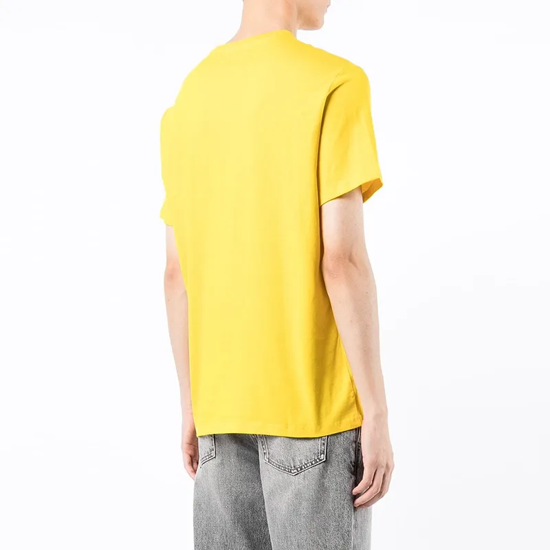 ARMANI EXCHANGE T-Shirts Men Orange Yellow-4