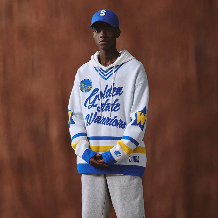 STARTER Sweaters Unisex White Blue-3