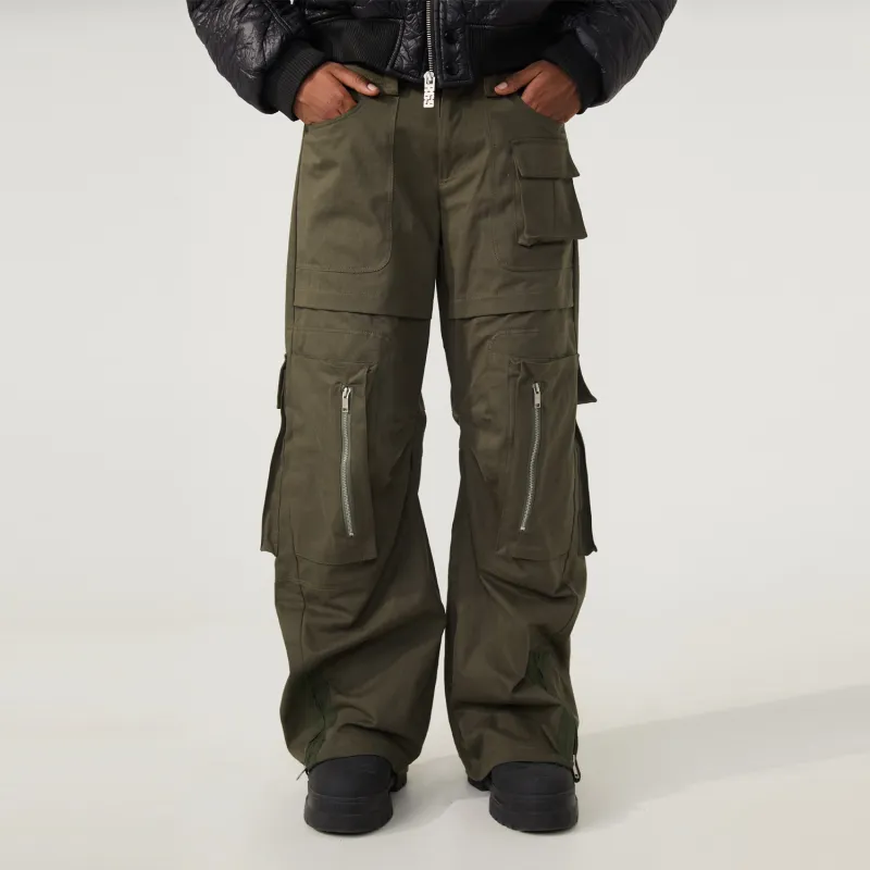 R69 Wide Leg Moderate Casual Pants Unisex-2