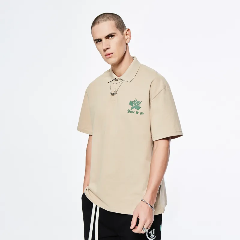 GUKUUL Polo Shirts Unisex Khaki-4