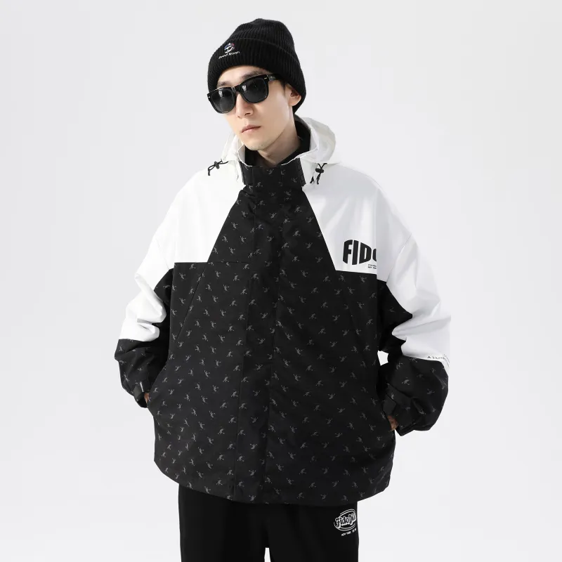 FIDO DIDO Windbreaker Jackets Unisex-4