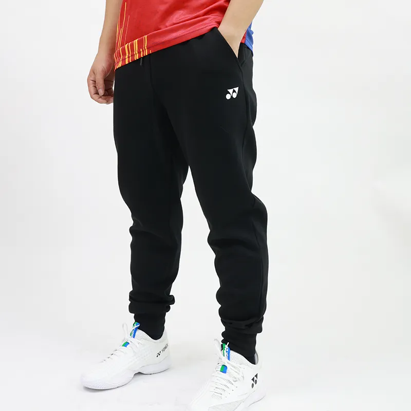 YONEX Knitted Sweatpants Men Black-2