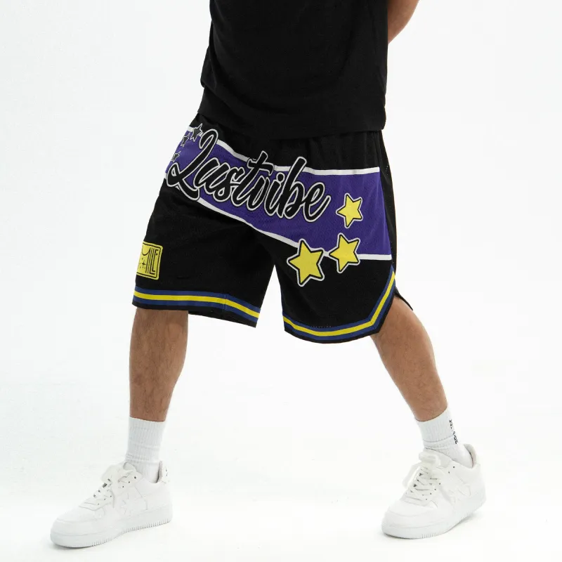 JUST VIBE Sports Shorts Unisex Black-4