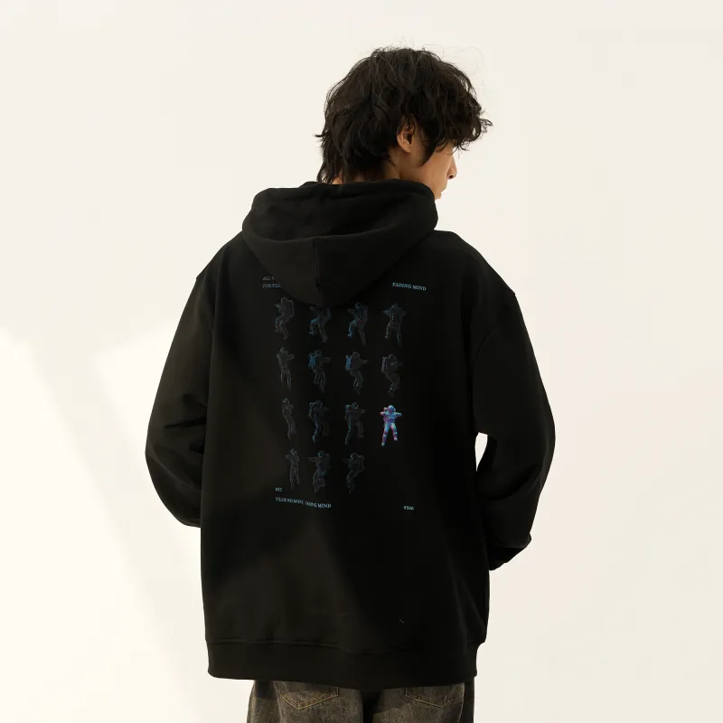 FEAROM Sweatshirts Unisex Black-3