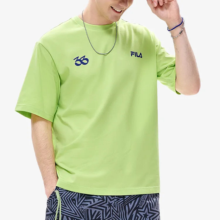 FILA FUSION T Shirt Men's Arugula Green-5