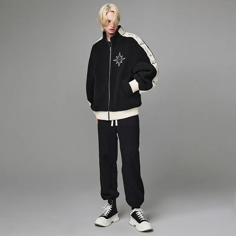 YLDP Velvet Jackets Unisex Black-4