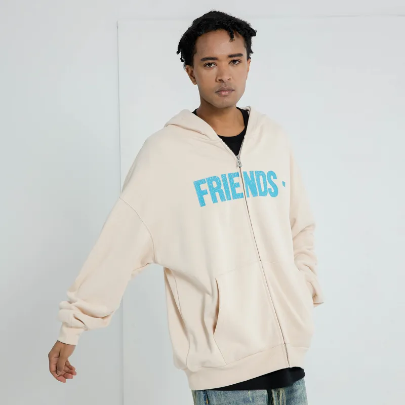 VLONE Sweatshirts Unisex Beige-4
