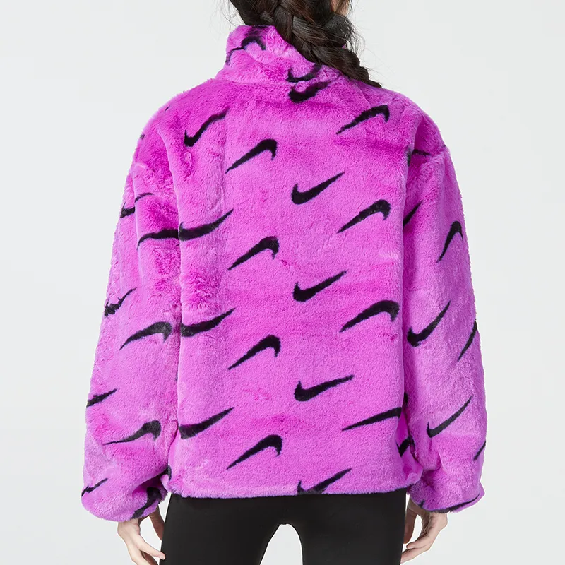 Nike Puffer Jackets Women's Dark Violet-4