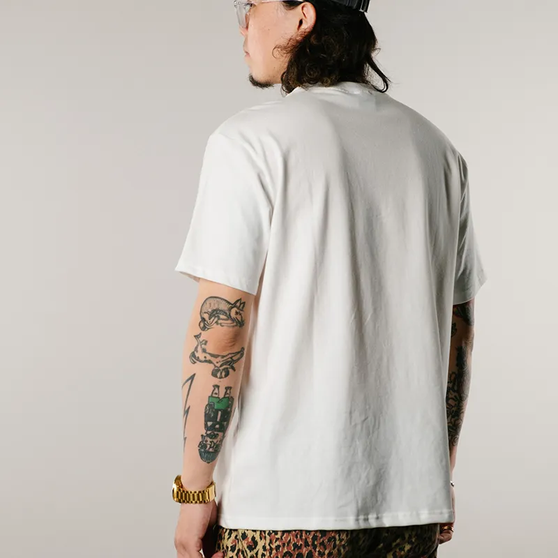 INDEPENDENT Elbow-Length Sleeved T-Shirt Unisex White-2