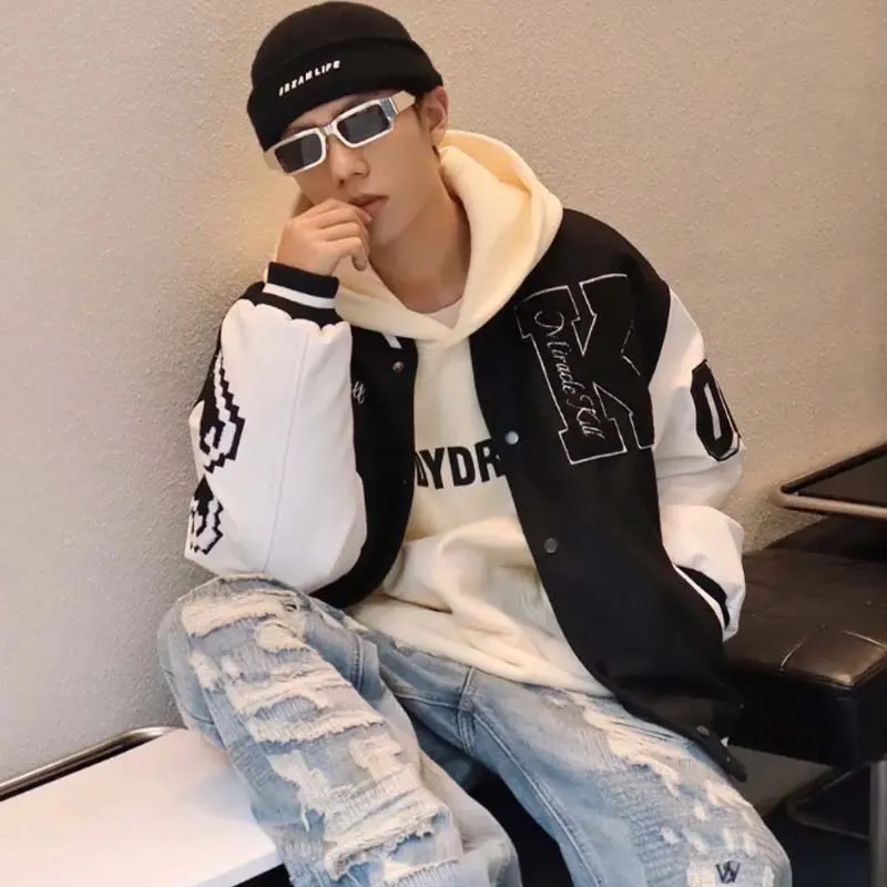 MIRACLE KILL Baseball Jacket Fall And Winter Unisex-16