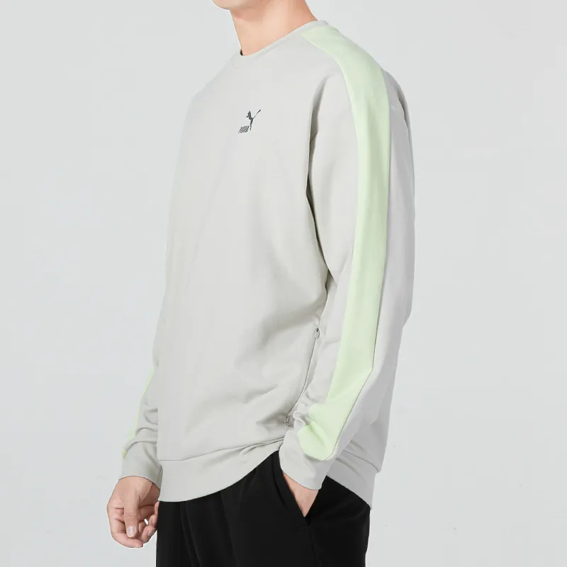 PUMA Sweatshirts Unisex Light Gray-4